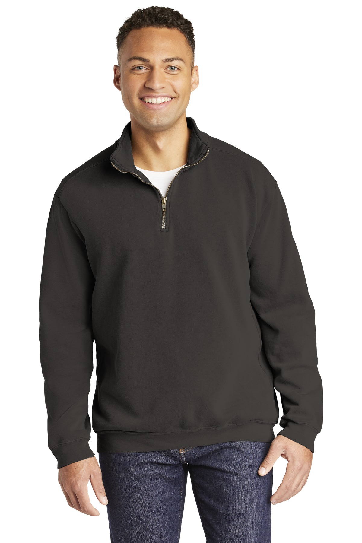 COMFORT COLORS  &#174;  Ring Spun 1/4-Zip Sweatshirt. 1580