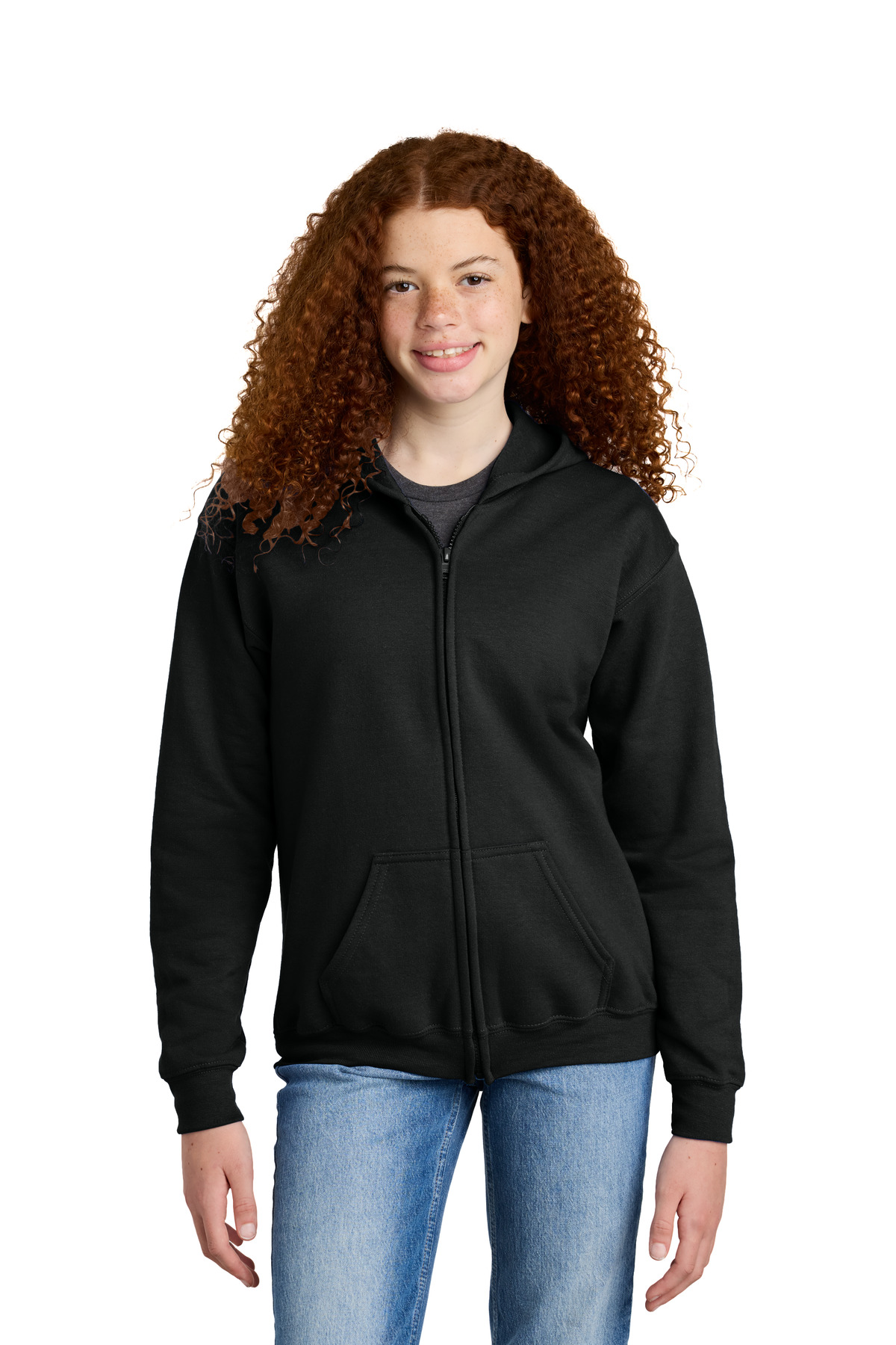 Gildan &#174;  Youth Heavy Blend &#153;  Full-Zip Hooded Sweatshirt. 18600B