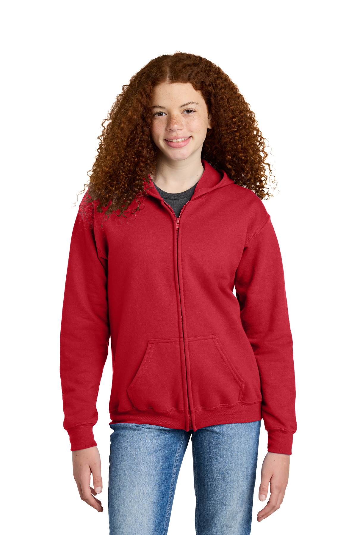 Gildan &#174;  Youth Heavy Blend &#153;  Full-Zip Hooded Sweatshirt. 18600B