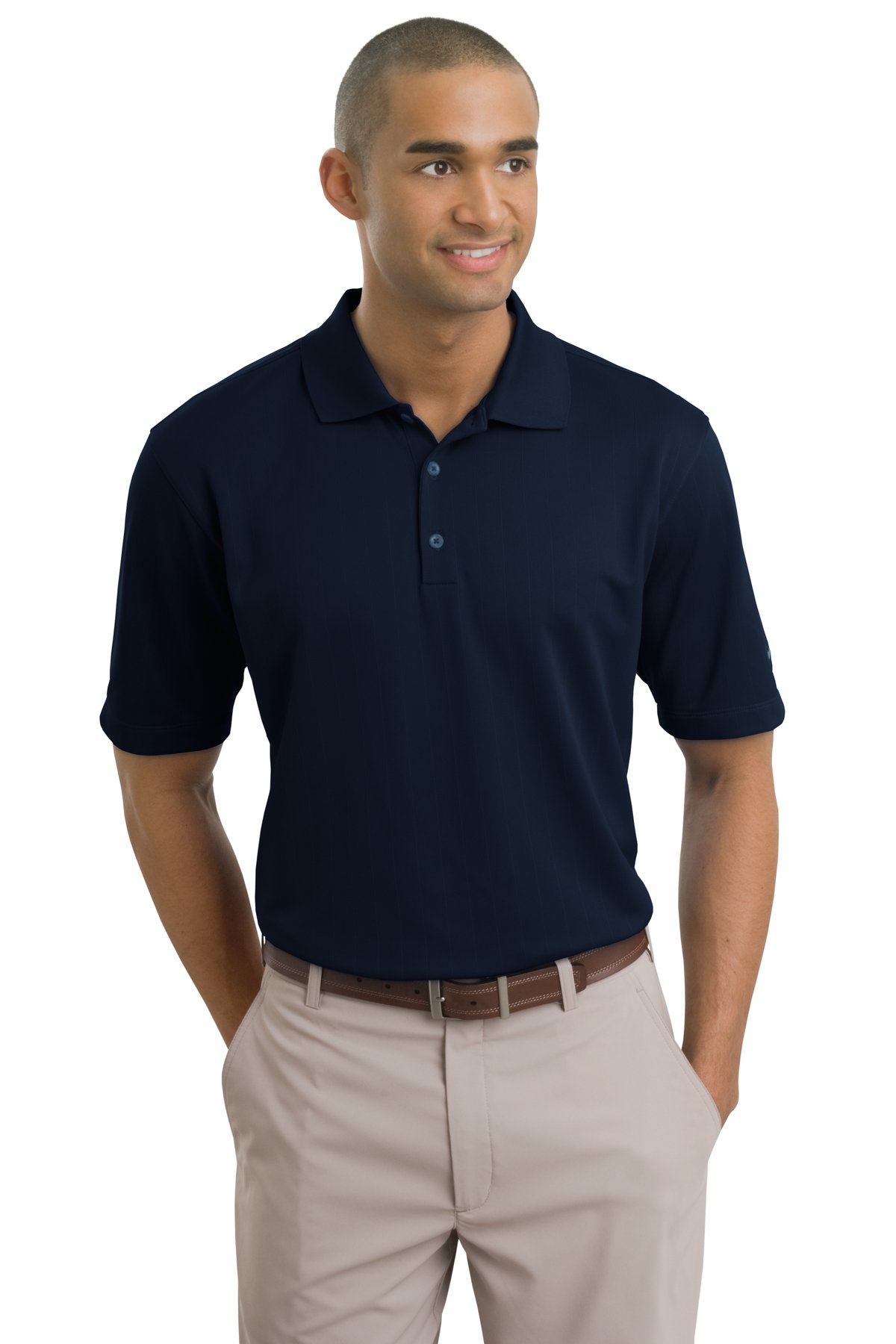  DISCONTINUED  Nike Dri-FIT Textured Polo.  244620
