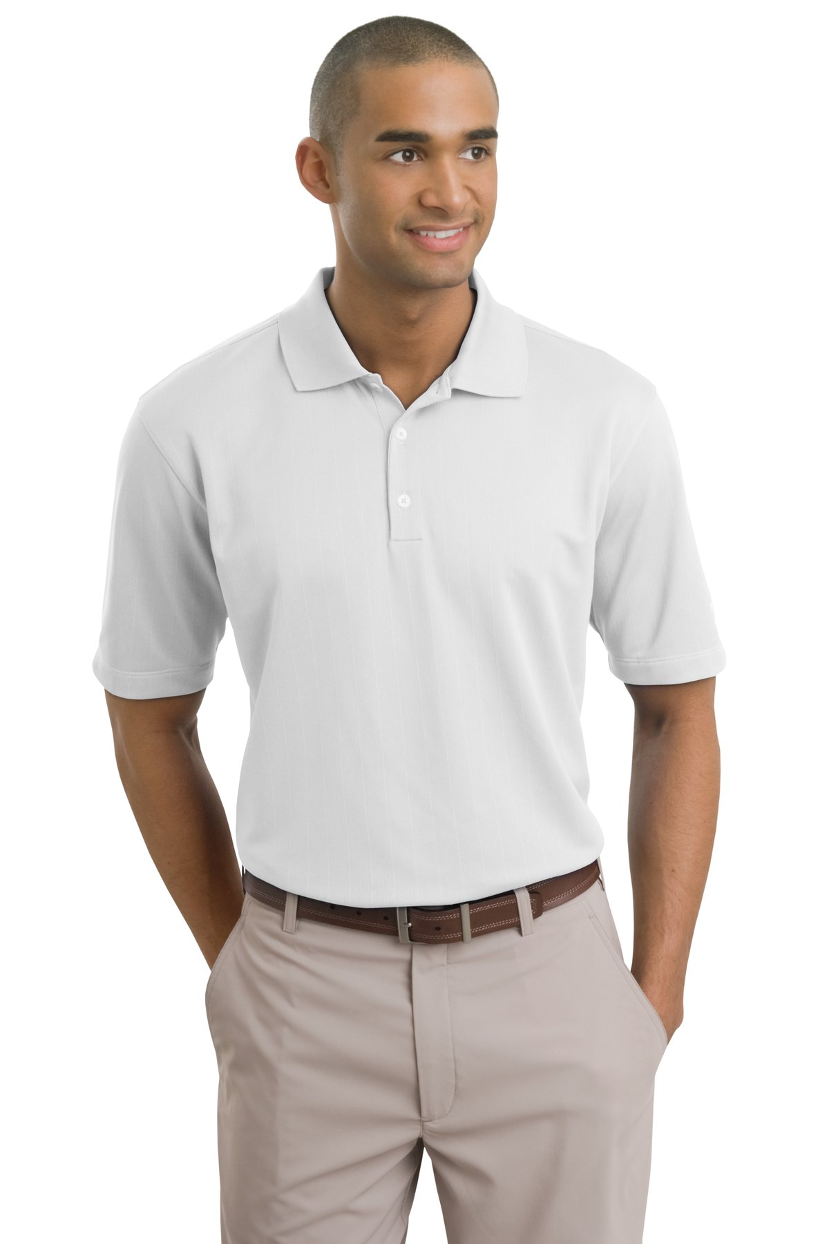  DISCONTINUED  Nike Dri-FIT Textured Polo.  244620