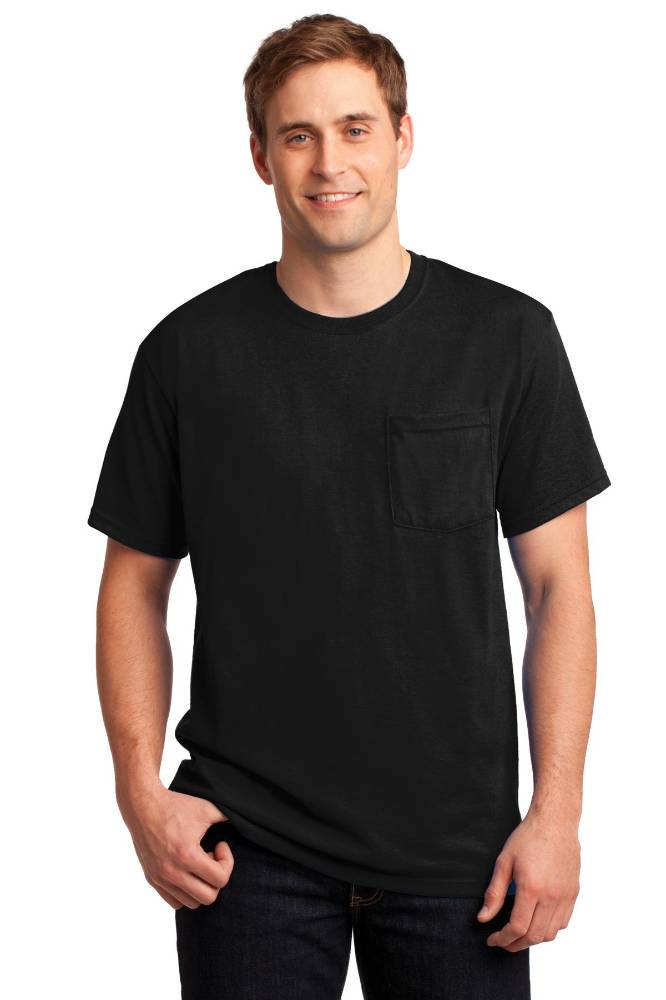 Jerzees &#174;  -  Dri-Power &#174;  50/50 Cotton/Poly Pocket T-Shirt.  29MP