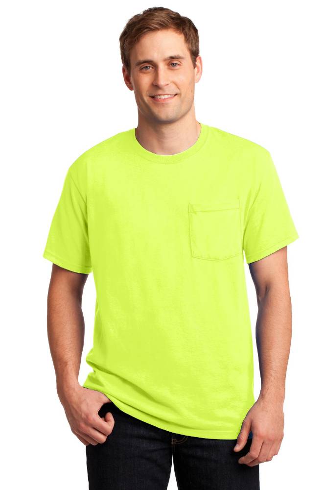 Jerzees &#174;  -  Dri-Power &#174;  50/50 Cotton/Poly Pocket T-Shirt.  29MP