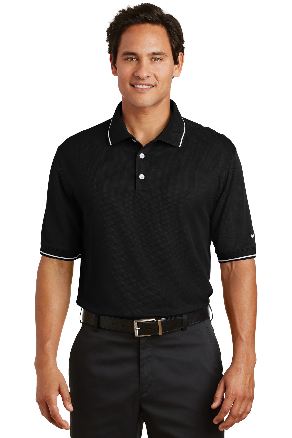  DISCONTINUED  Nike Dri-FIT Classic Tipped Polo.  319966