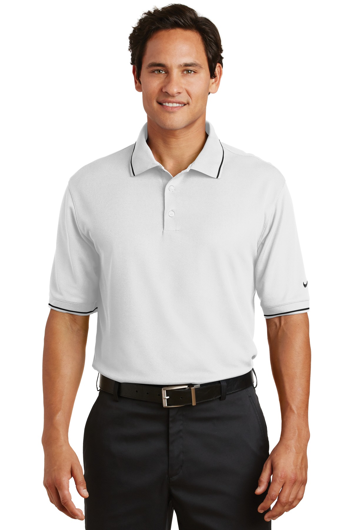 DISCONTINUED  Nike Dri-FIT Classic Tipped Polo.  319966