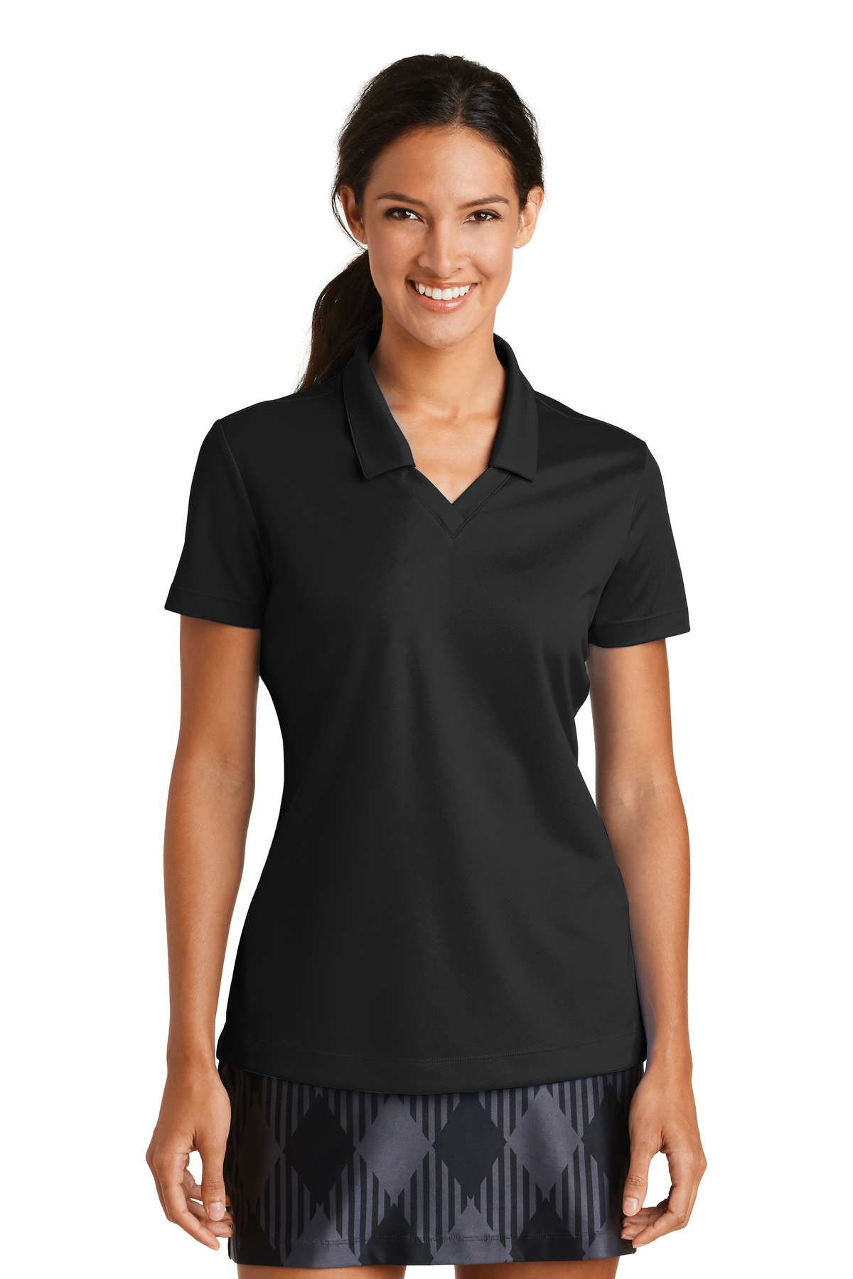  DISCONTINUED  Nike Ladies Dri-FIT Micro Pique Polo. 354067