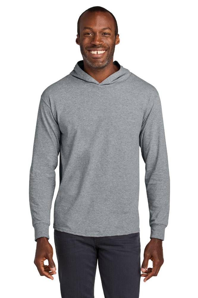 Jerzees Classics &#153;  Unisex Cotton Long Sleeve Hooded T-Shirt 363LH