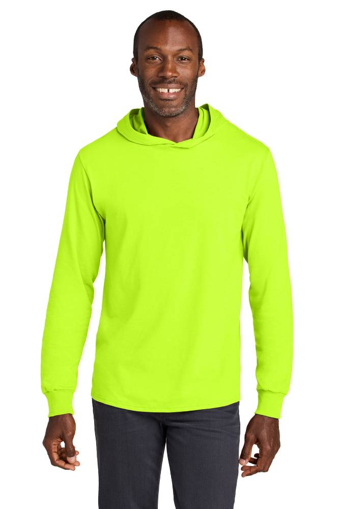 Jerzees Classics &#153;  Unisex Cotton Long Sleeve Hooded T-Shirt 363LH