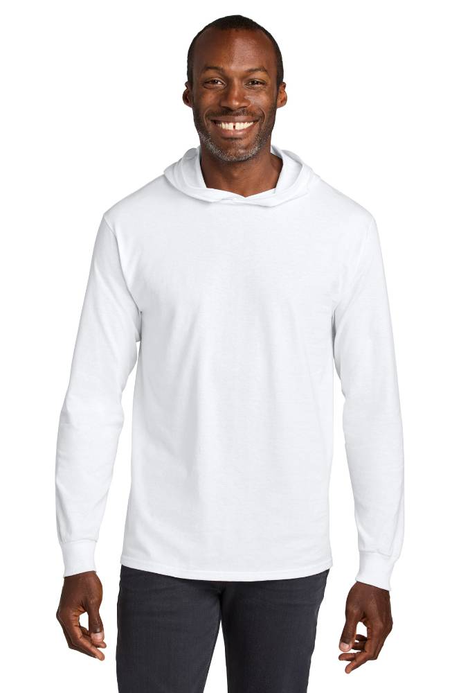 Jerzees Classics &#153;  Unisex Cotton Long Sleeve Hooded T-Shirt 363LH