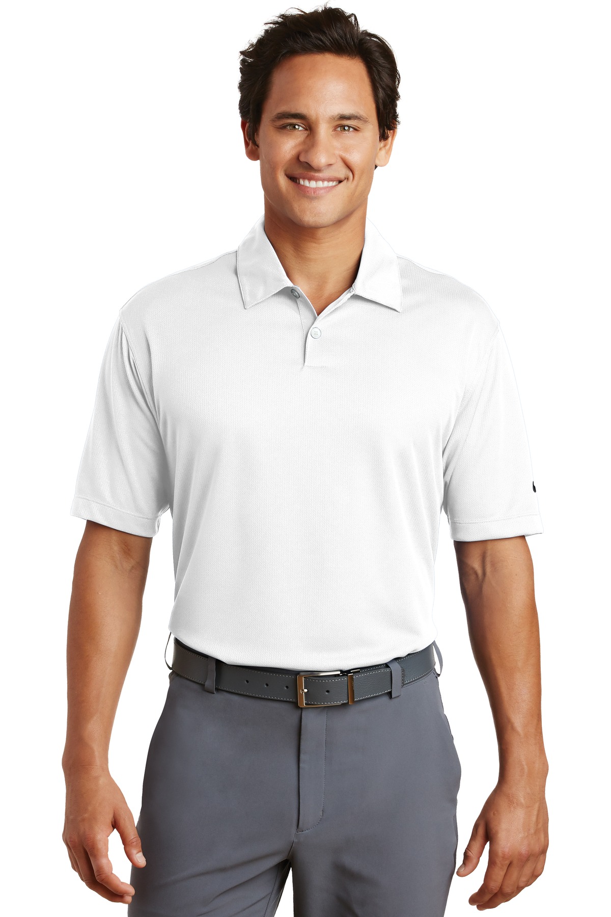  DISCONTINUED  Nike Dri-FIT Pebble Texture Polo. 373749