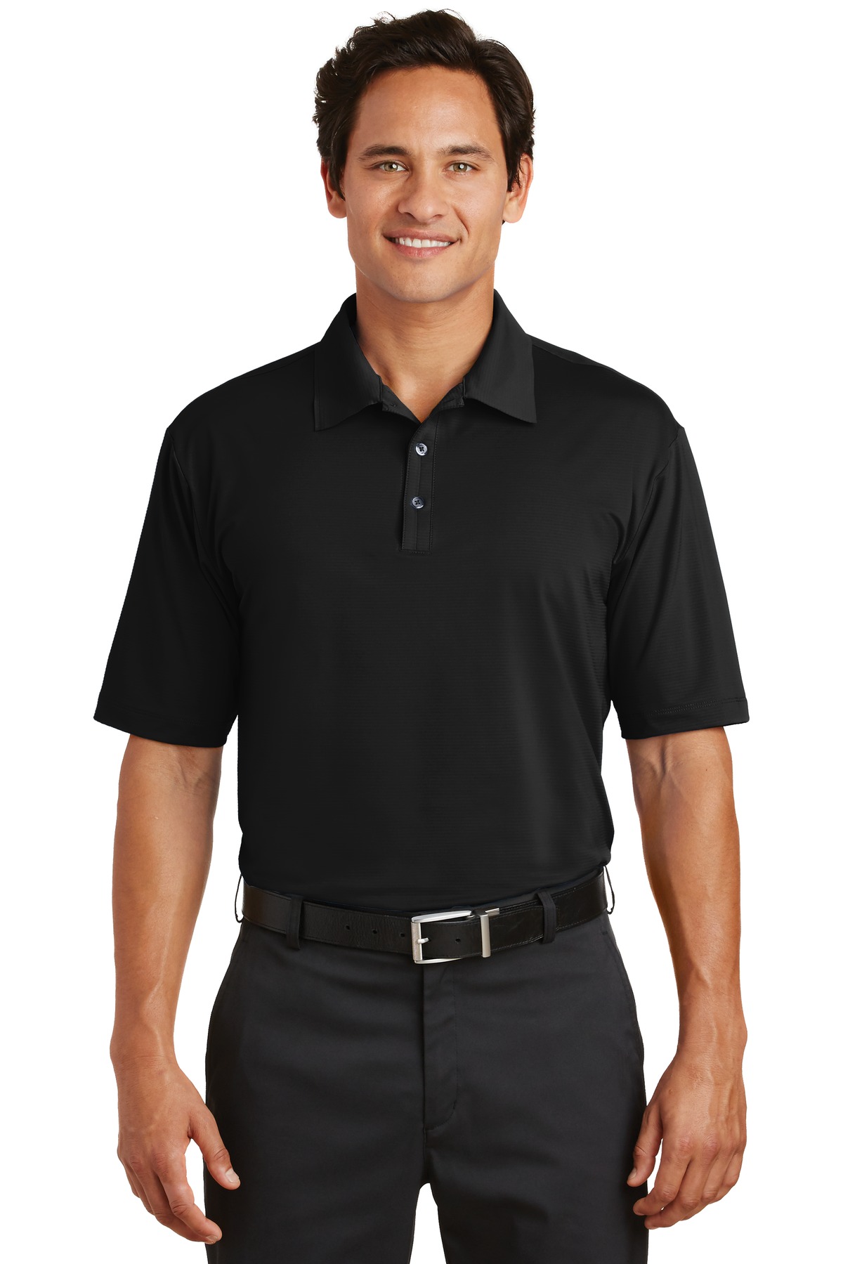  DISCONTINUED  Nike Elite Series Dri-FIT Ottoman Bonded Polo. 429439