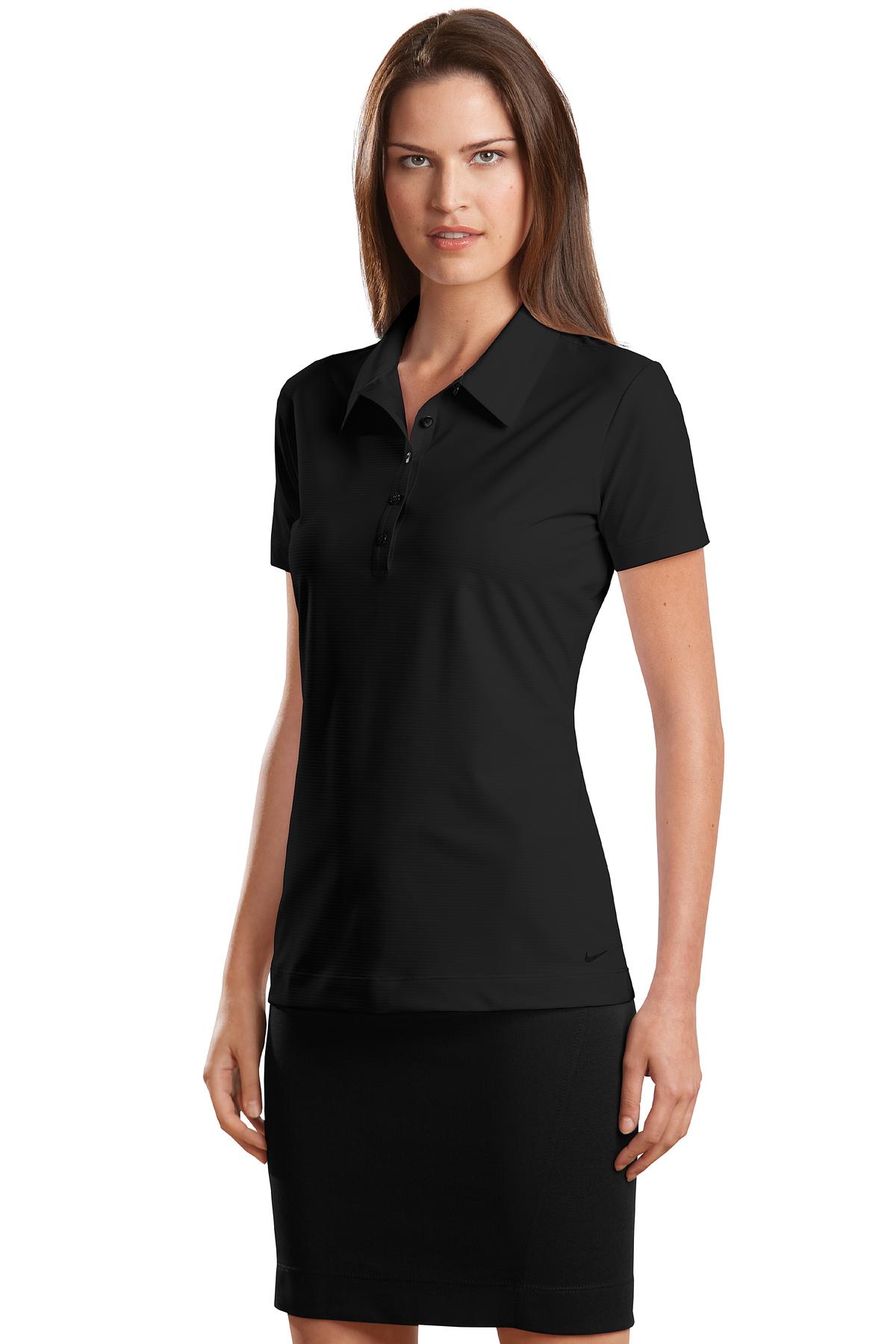  DISCONTINUED  Nike Elite Series Ladies Dri-FIT Ottoman Bonded Polo. 429461