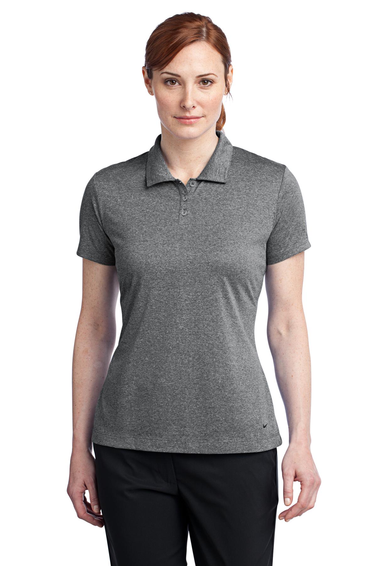 DISCONTINUED  Nike Ladies Dri-FIT Heather Polo. 474455