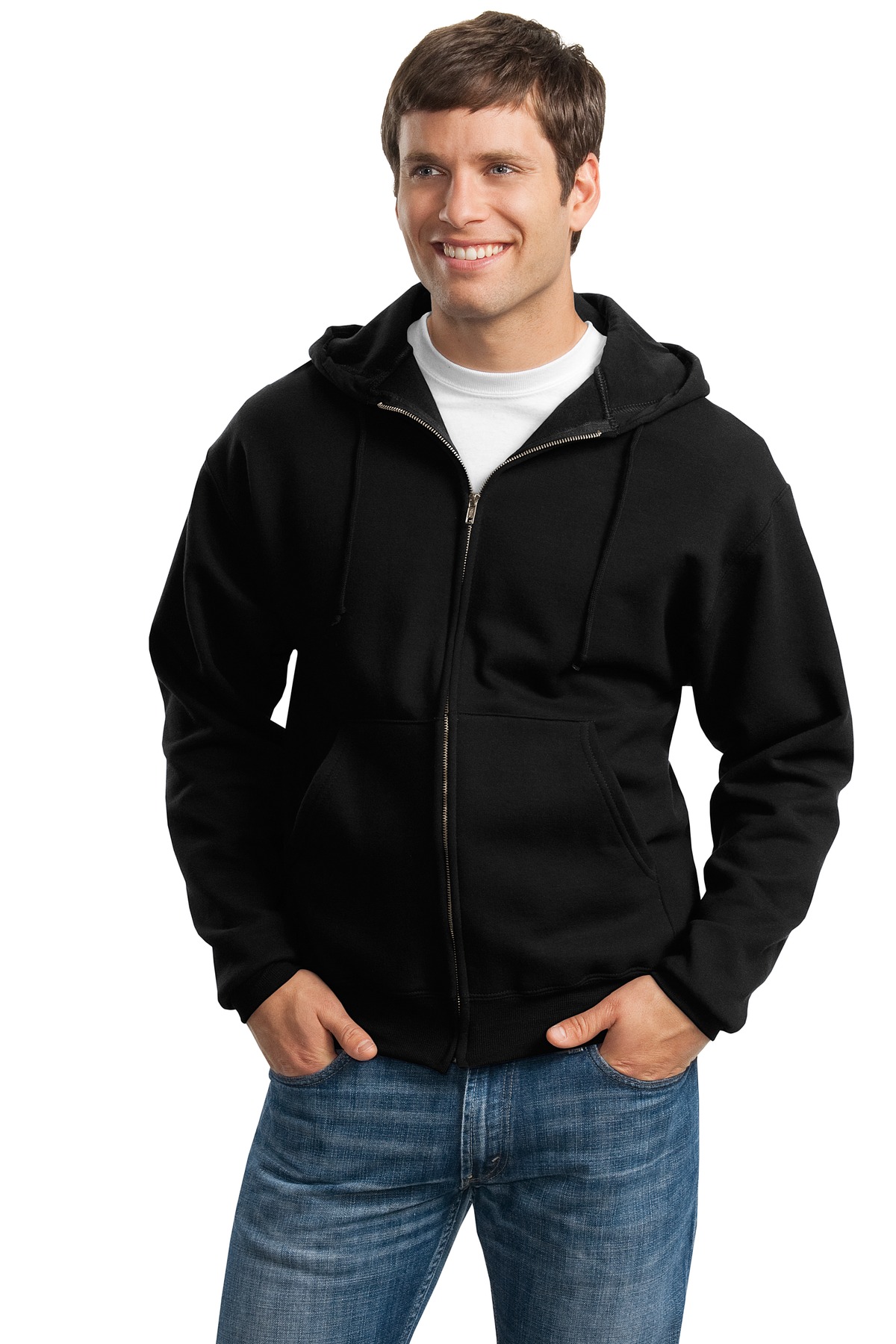 Jerzees &#174;  Super Sweats &#174;  NuBlend &#174;  - Full-Zip Hooded Sweatshirt.  4999M