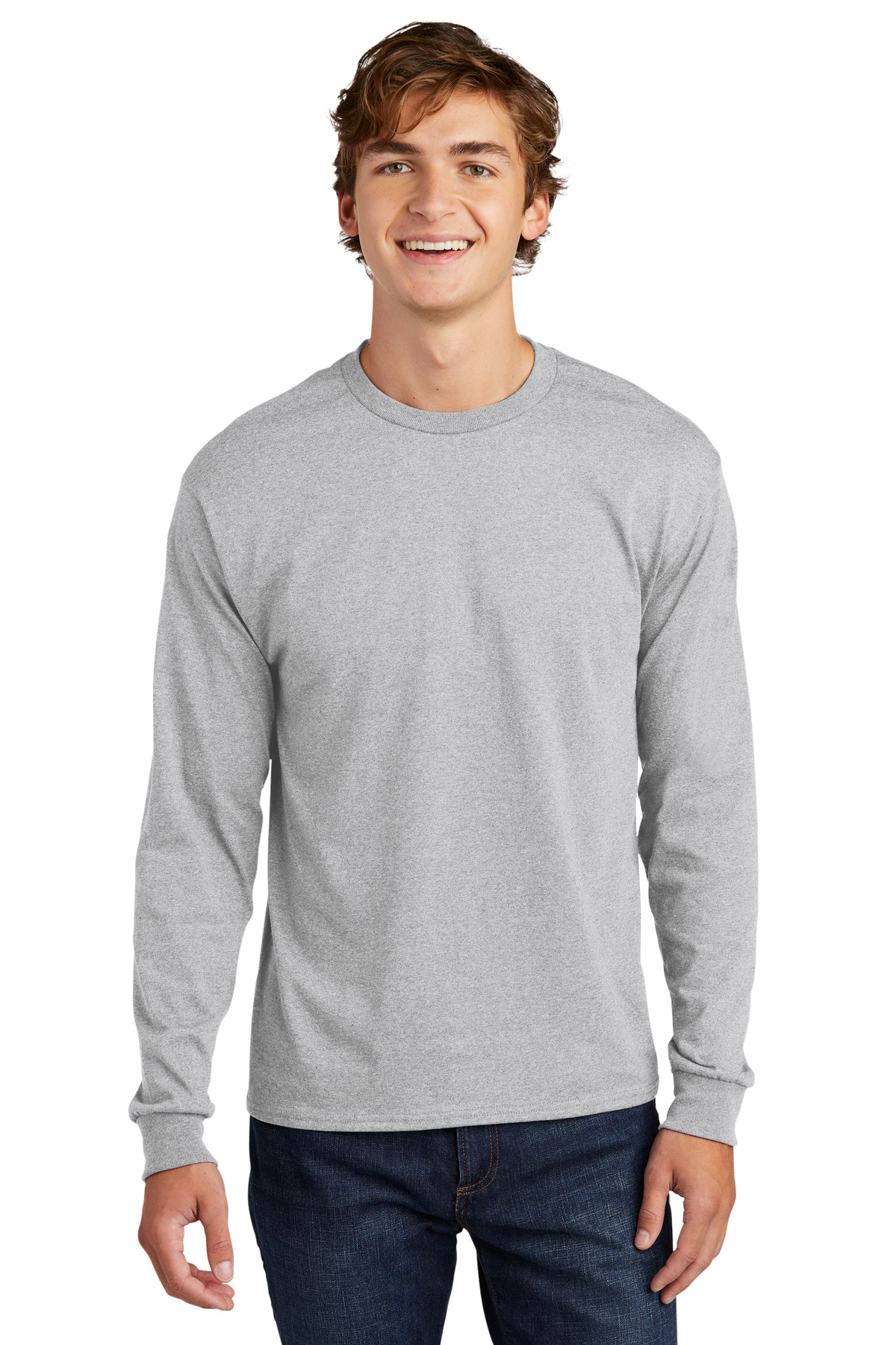 Hanes &#174;  Essential-T 100% Cotton Long Sleeve T-Shirt 5286