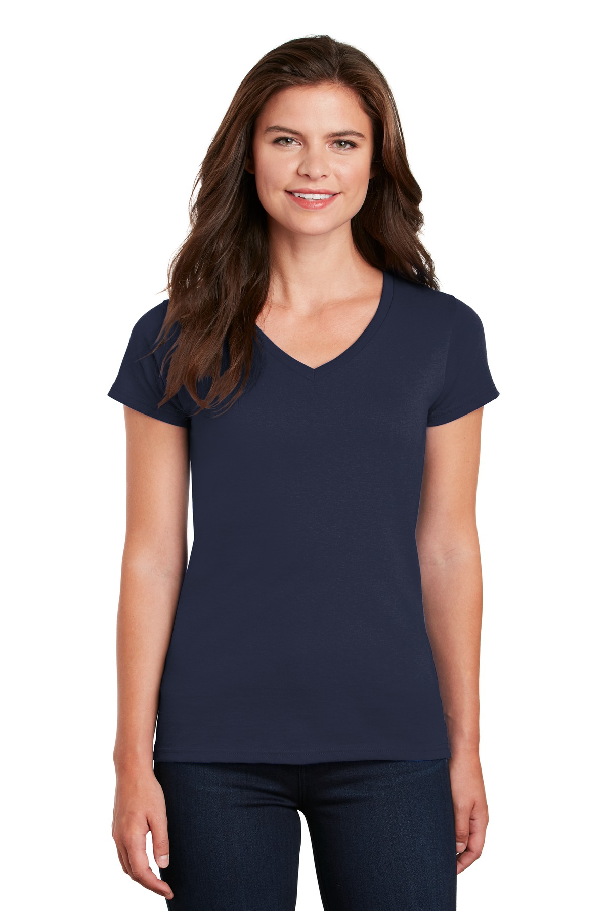 Gildan &#174;  Women's Heavy Cotton &#153;  100% Cotton V-Neck T-Shirt. 5V00L