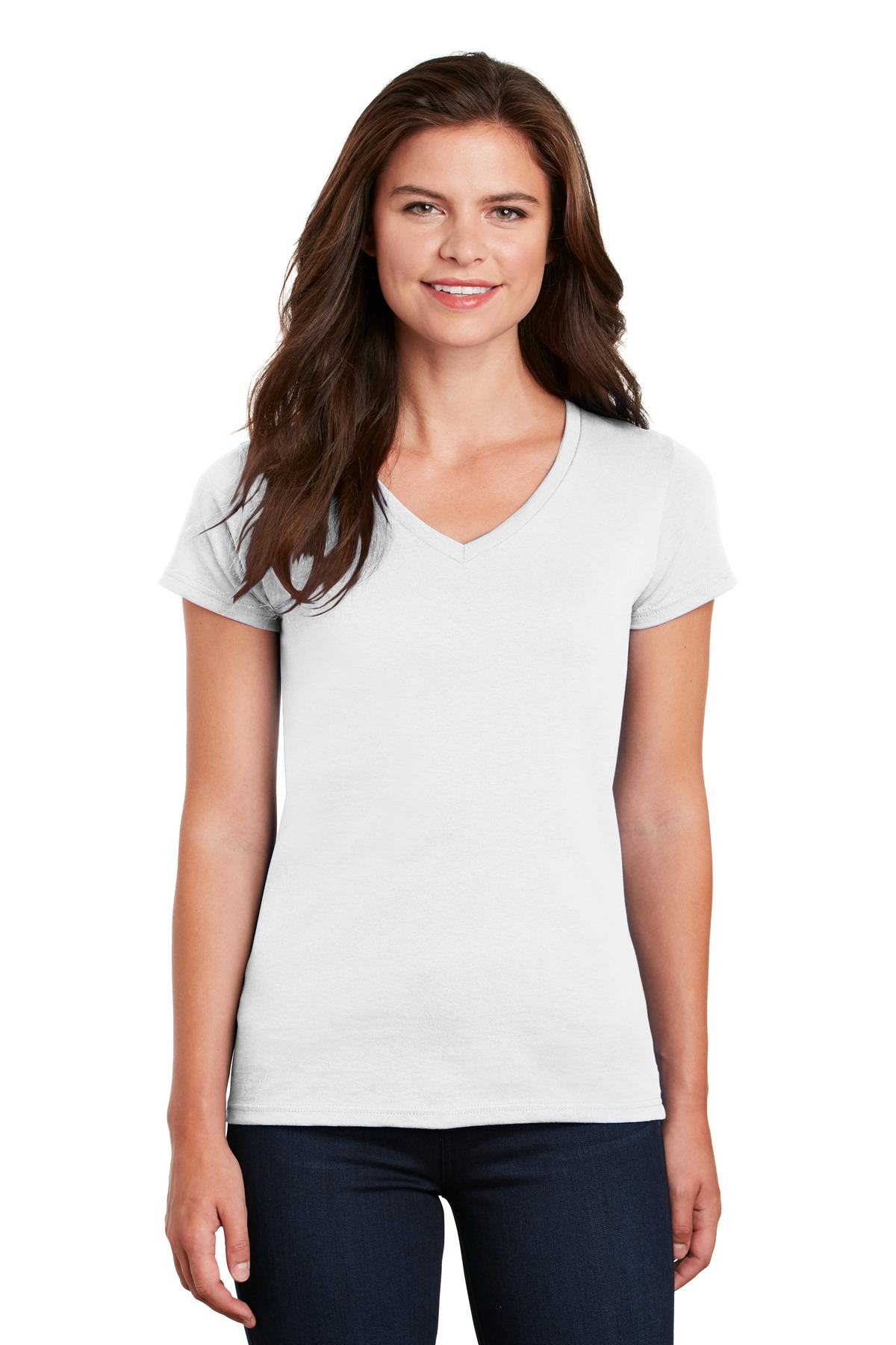Gildan &#174;  Women's Heavy Cotton &#153;  100% Cotton V-Neck T-Shirt. 5V00L
