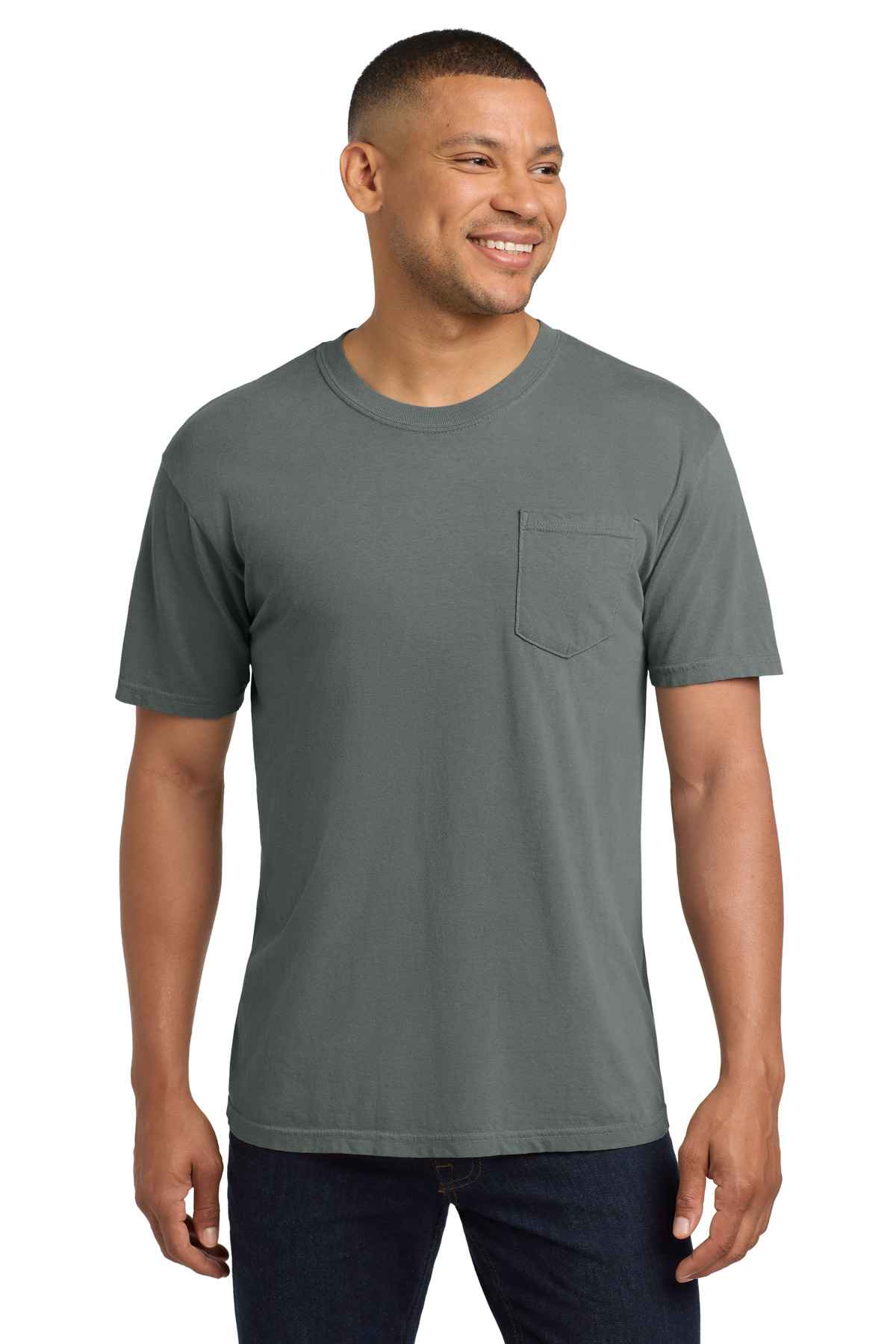 COMFORT COLORS  &#174;  Heavyweight Ring Spun Pocket Tee. 6030