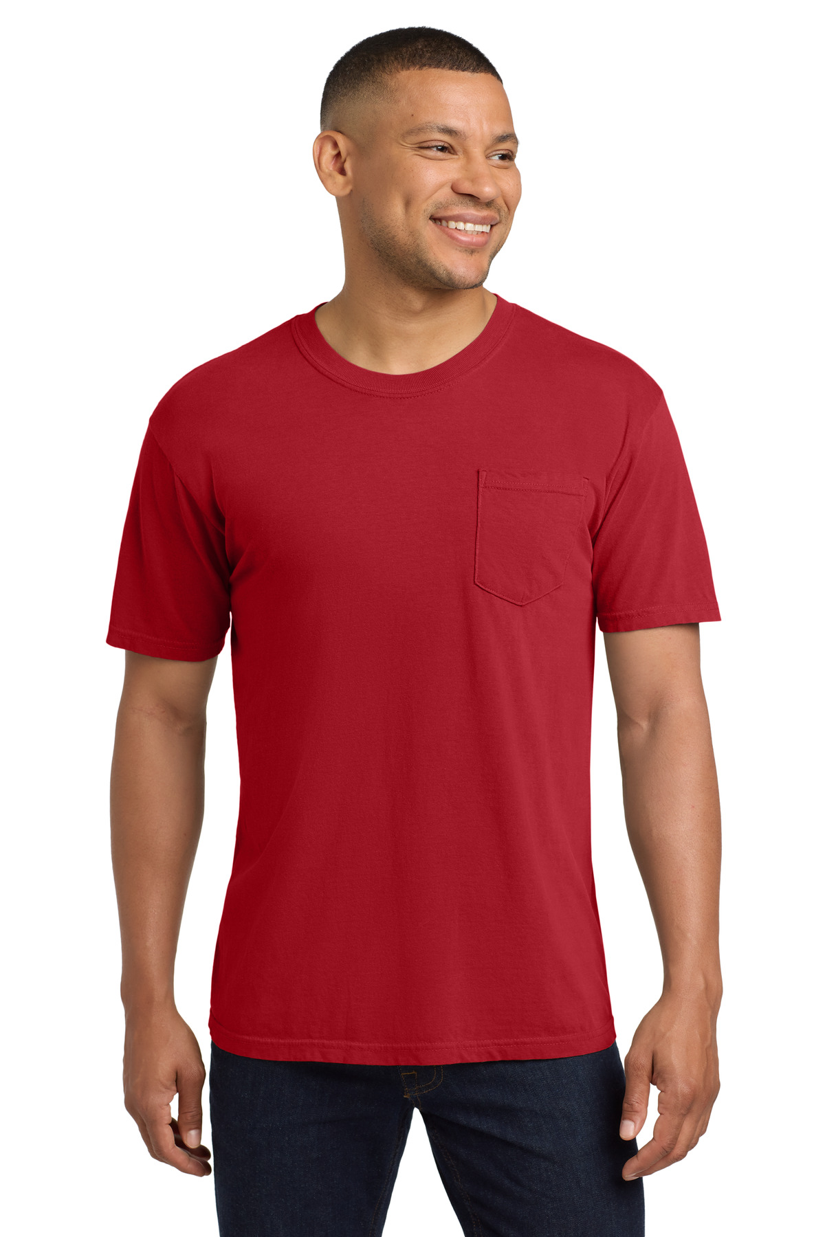 COMFORT COLORS  &#174;  Heavyweight Ring Spun Pocket Tee. 6030