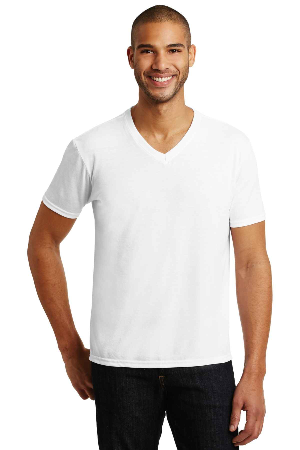 Anvil &#174;  Tri-Blend V-Neck Tee. 6752
