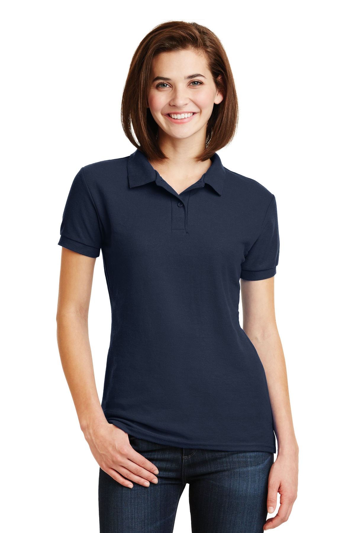  DISCONTINUED  Gildan &#174;  Ladies DryBlend &#174;  6-Ounce Double Pique Sport Shirt. 72800L