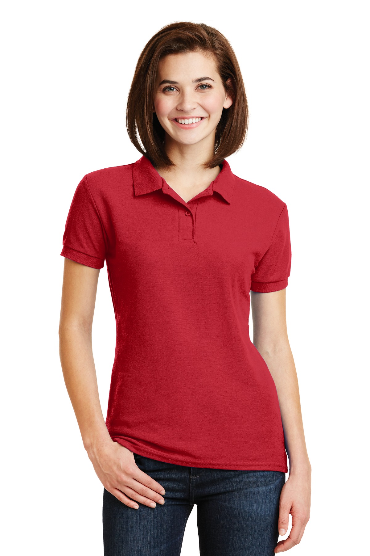  DISCONTINUED  Gildan &#174;  Ladies DryBlend &#174;  6-Ounce Double Pique Sport Shirt. 72800L