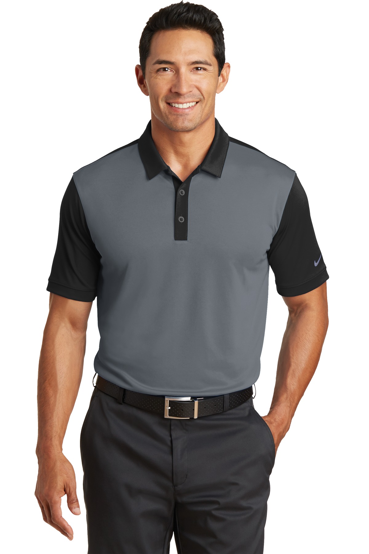  DISCONTINUED  Nike Dri-FIT Colorblock Icon Modern Fit Polo.  746101