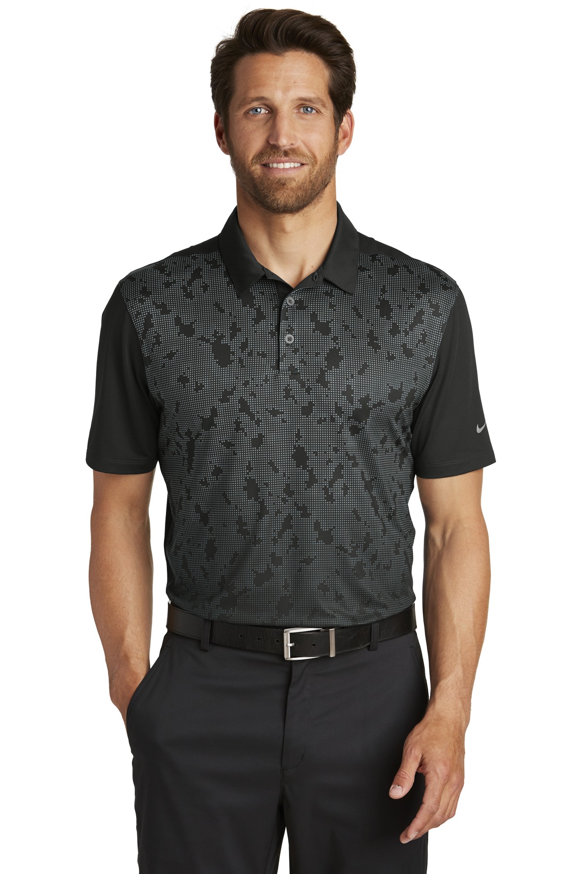  DISCONTINUED  Nike Dri-FIT Mobility Camo Polo. 881658