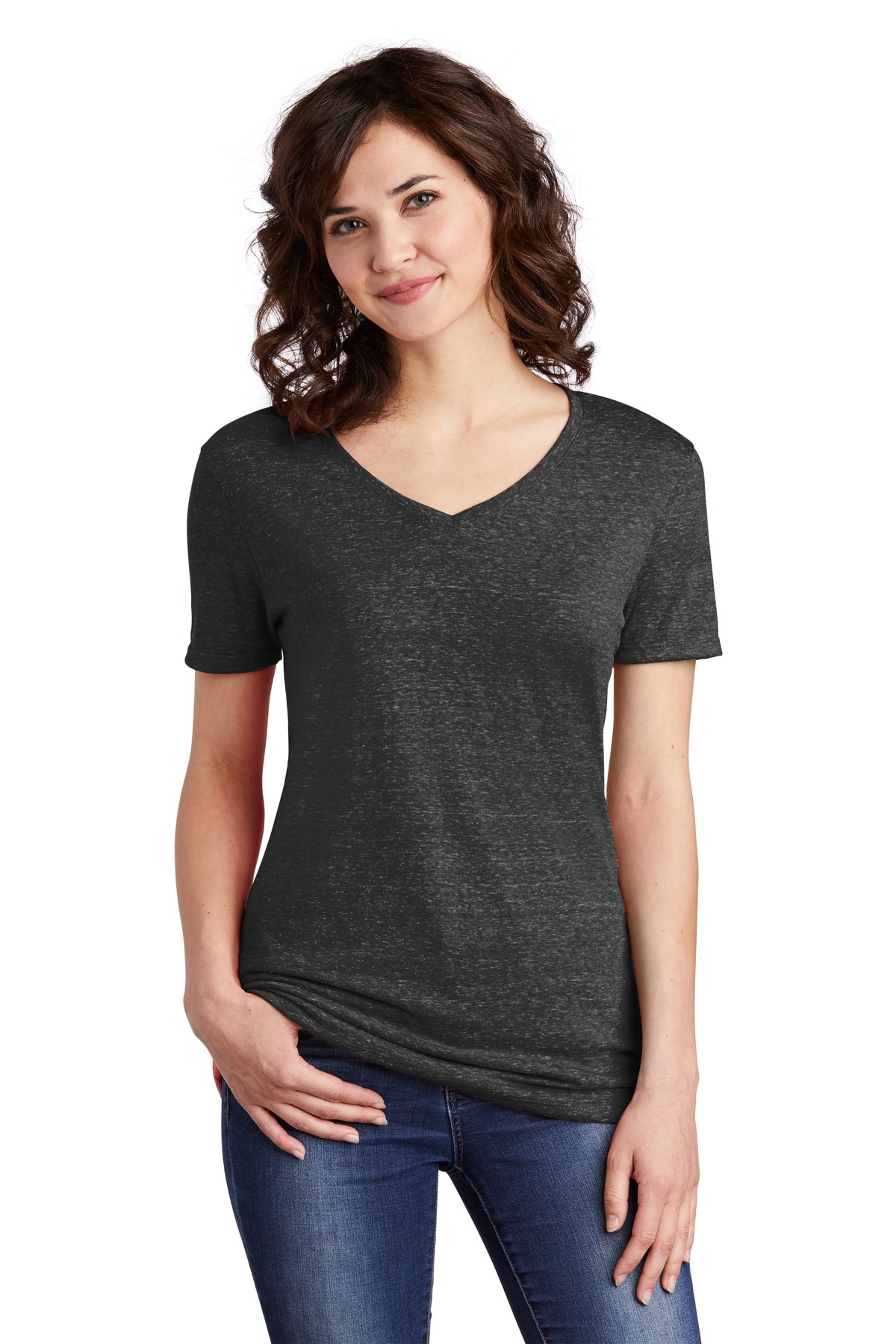 Jerzees  &#174;  Women's Snow Heather Jersey V-Neck T-Shirt 88WV