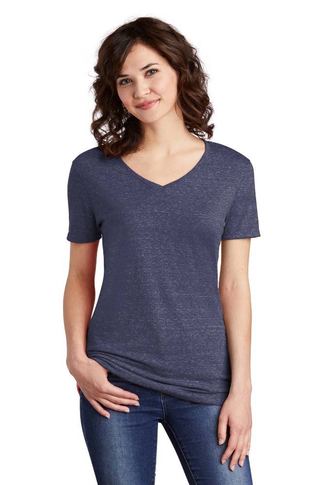 Jerzees  &#174;  Women's Snow Heather Jersey V-Neck T-Shirt 88WV