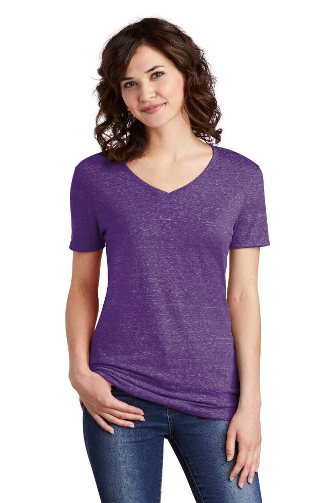 Jerzees  &#174;  Women's Snow Heather Jersey V-Neck T-Shirt 88WV