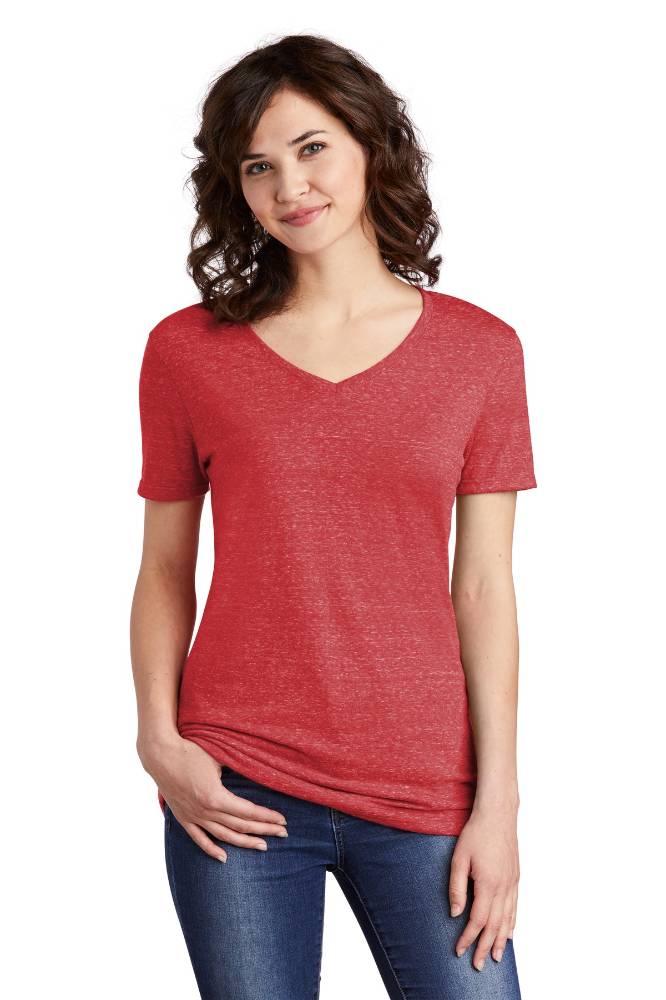 Jerzees  &#174;  Women's Snow Heather Jersey V-Neck T-Shirt 88WV