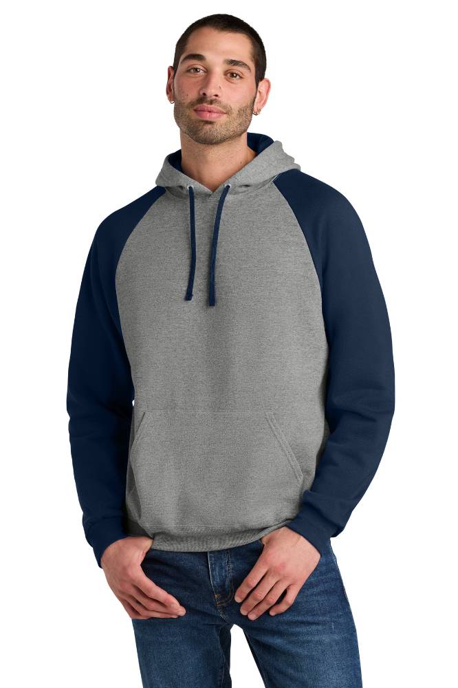 Jerzees &#174;  Unisex NuBlend &#174;  Colorblock Raglan Hoodie Sweatshirt 96C