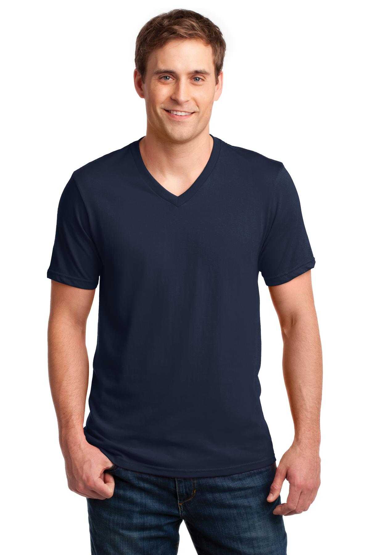  DISCONTINUED  Anvil &#174;  100% Combed Ring Spun Cotton V-Neck T-Shirt. 982