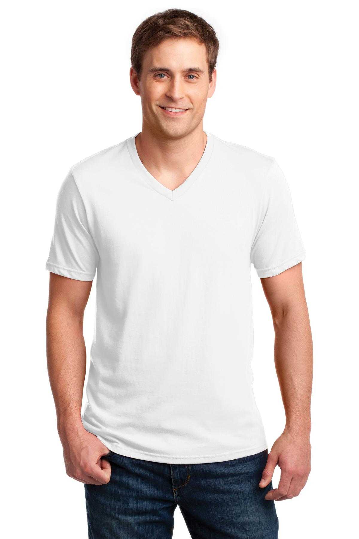  DISCONTINUED  Anvil &#174;  100% Combed Ring Spun Cotton V-Neck T-Shirt. 982