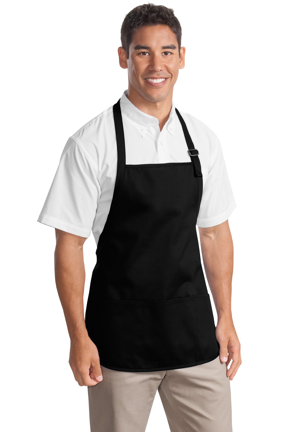 Port Authority &#174;  Medium-Length Apron with Pouch Pockets.  A510