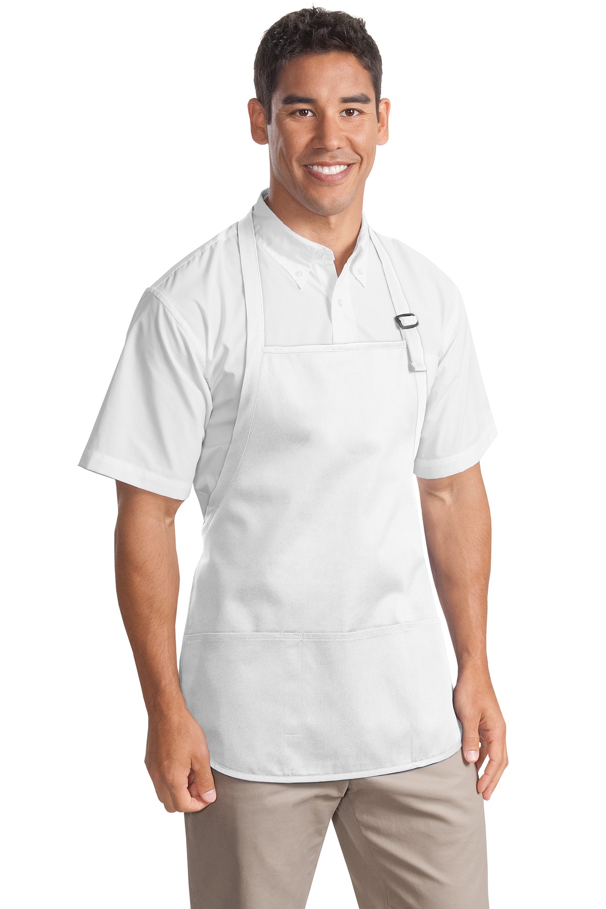 Port Authority &#174;  Medium-Length Apron with Pouch Pockets.  A510