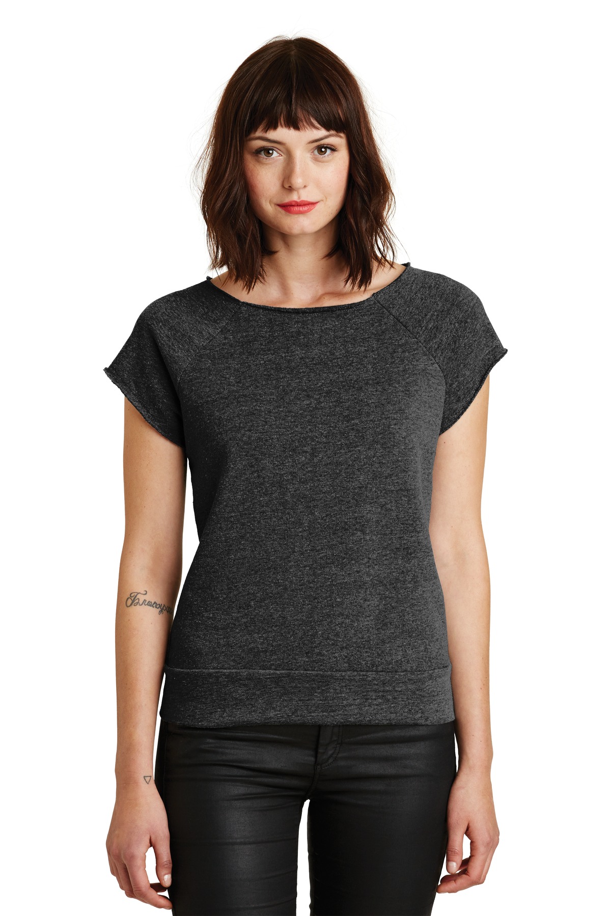  DISCONTINUED  Alternative Women's Rehearsal Short Sleeve Pullover Sweatshirt. AA2823