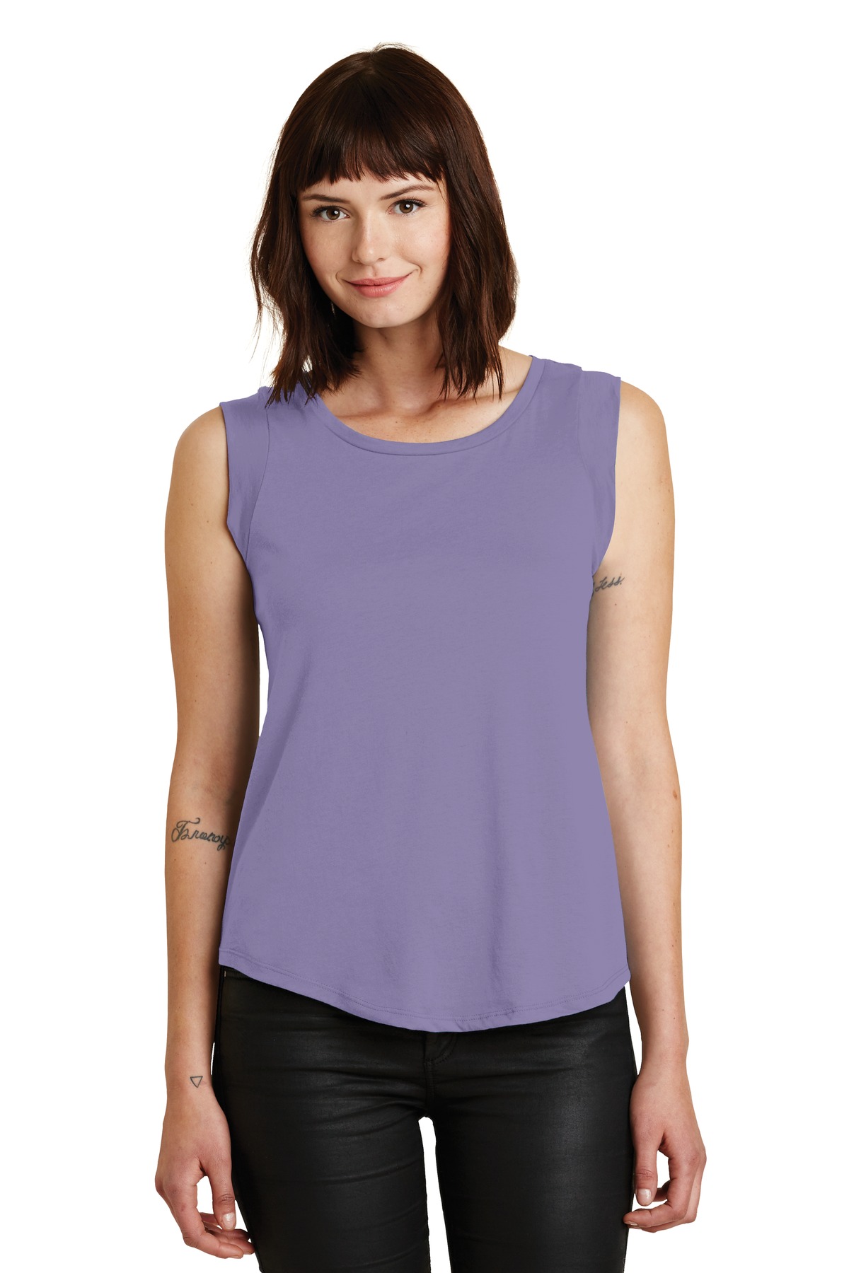  DISCONTINUED  Alternative Women's Cap Sleeve Satin Jersey Crew T-Shirt. AA4013