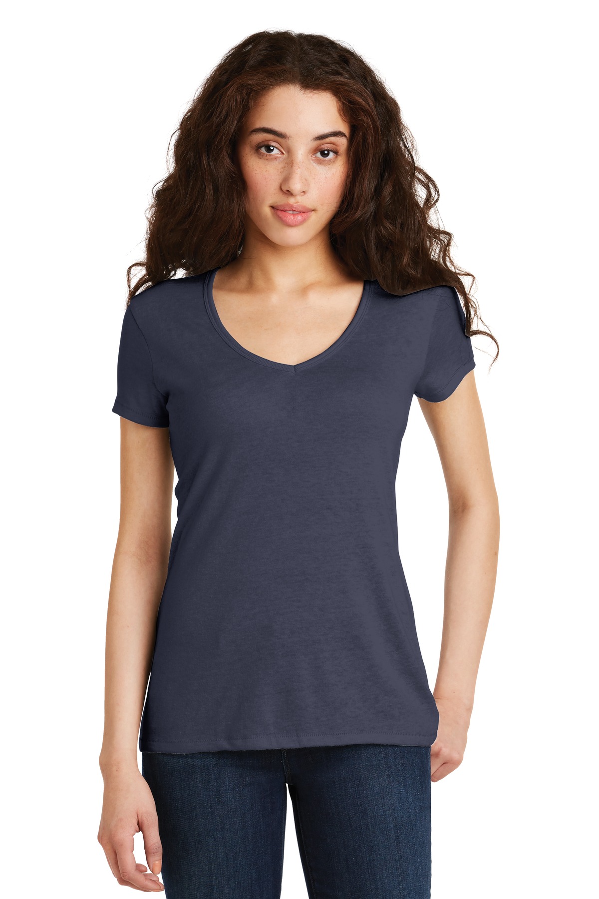  DISCONTINUED  Alternative Women's The Keepsake V-Neck Vintage 50/50 Tee. AA5056
