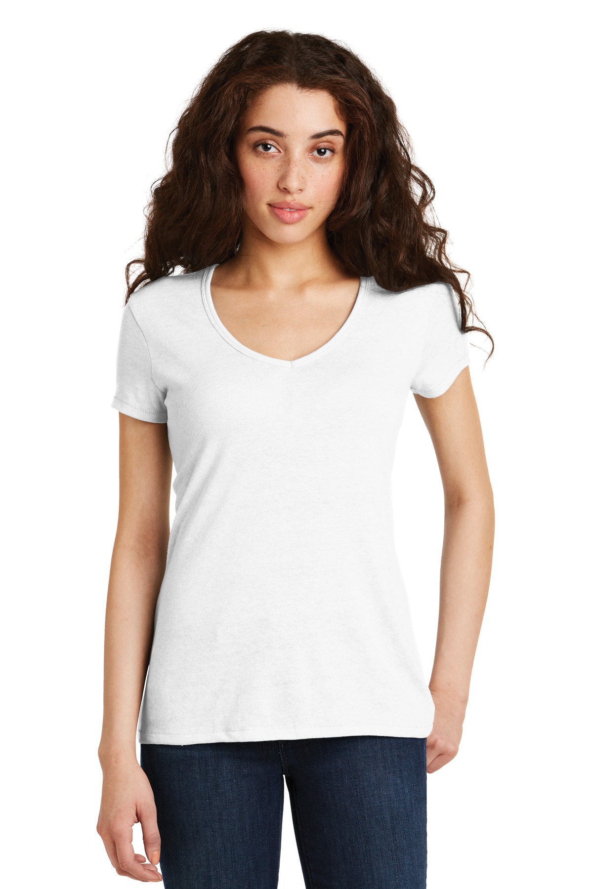  DISCONTINUED  Alternative Women's The Keepsake V-Neck Vintage 50/50 Tee. AA5056