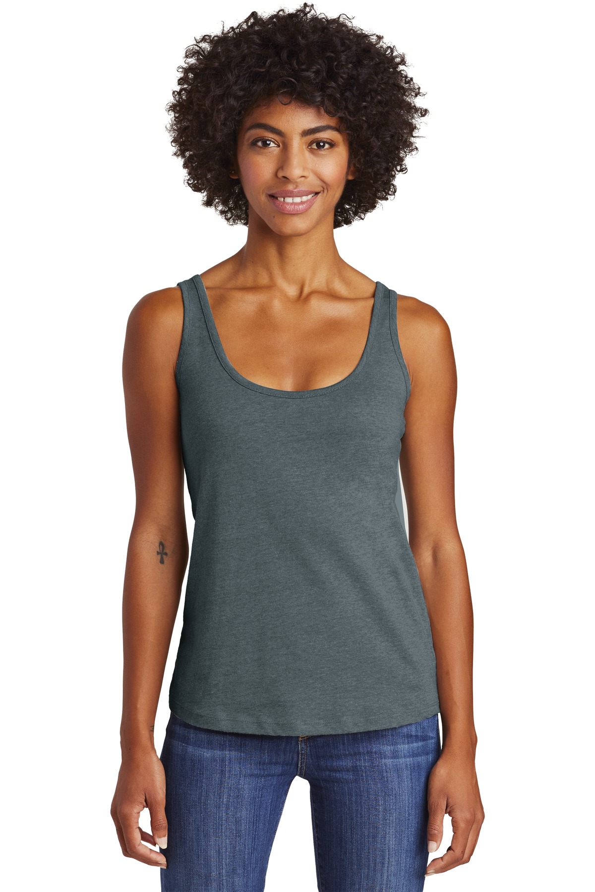 DISCONTINUED  Alternative Women's Runaway Blended Jersey Tank. AA6044