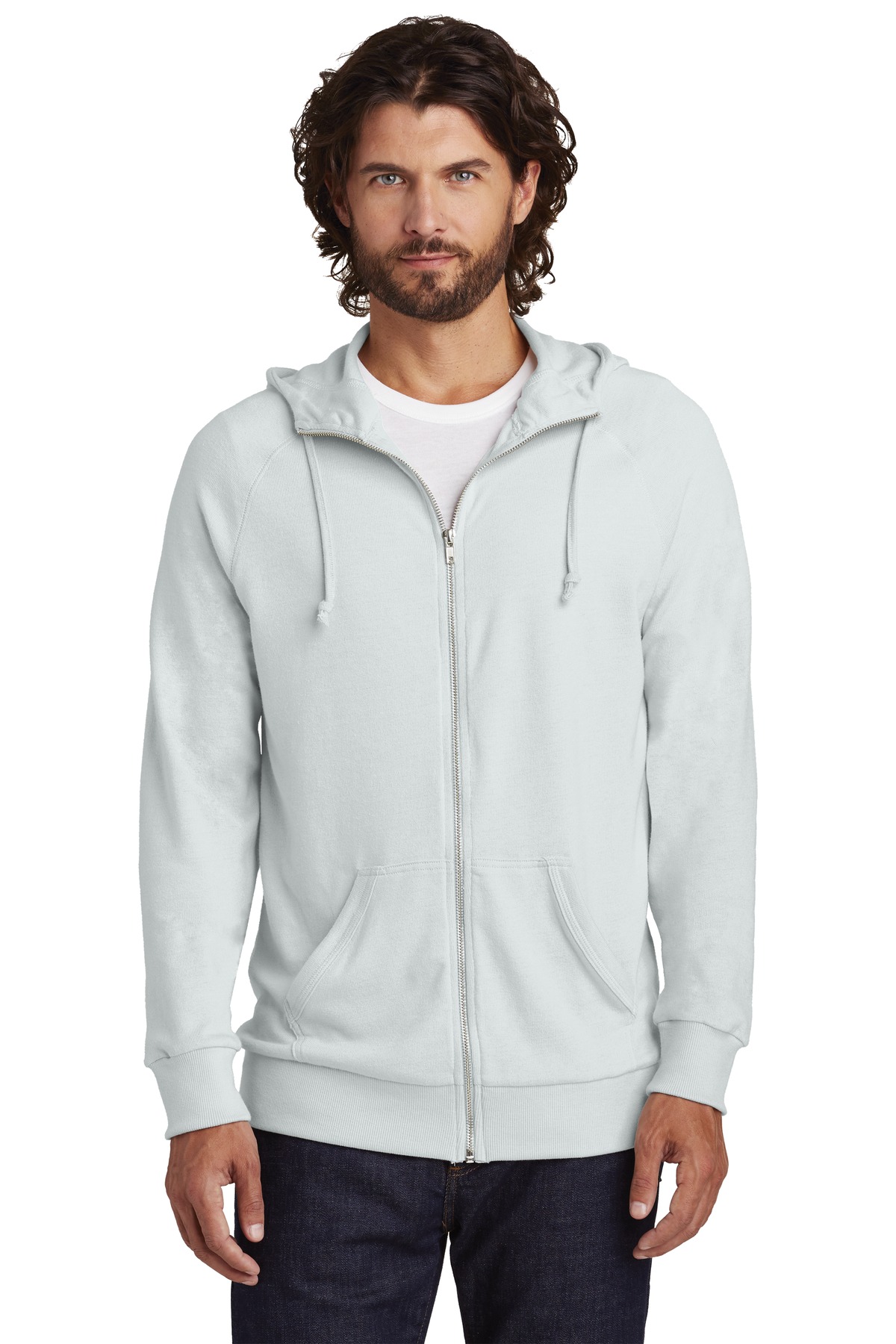  DISCONTINUED  Alternative Vintage Heavy Knit Weekender Zip Hoodie. AA7601