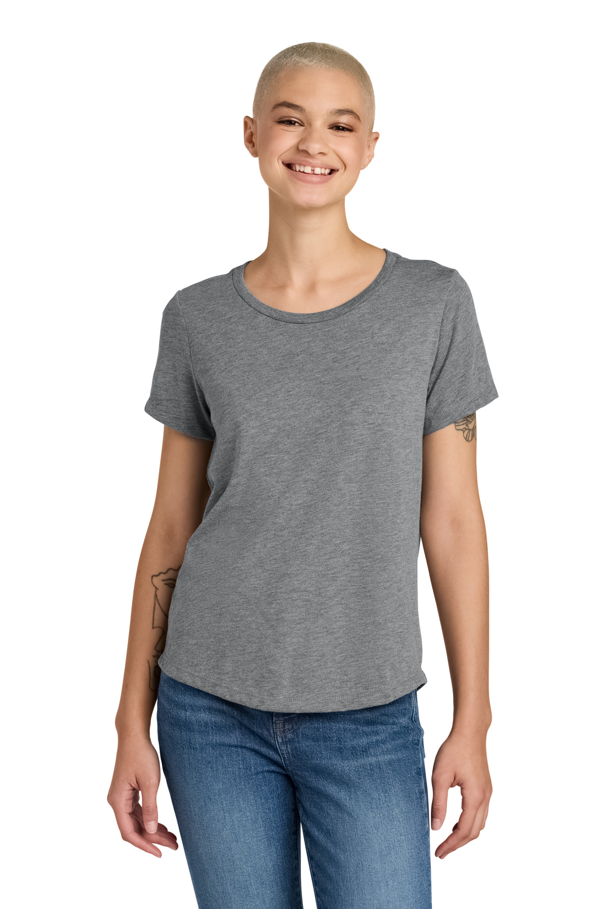 Allmade &#174;  Women's Relaxed Tri-Blend Scoop Neck Tee AL2015