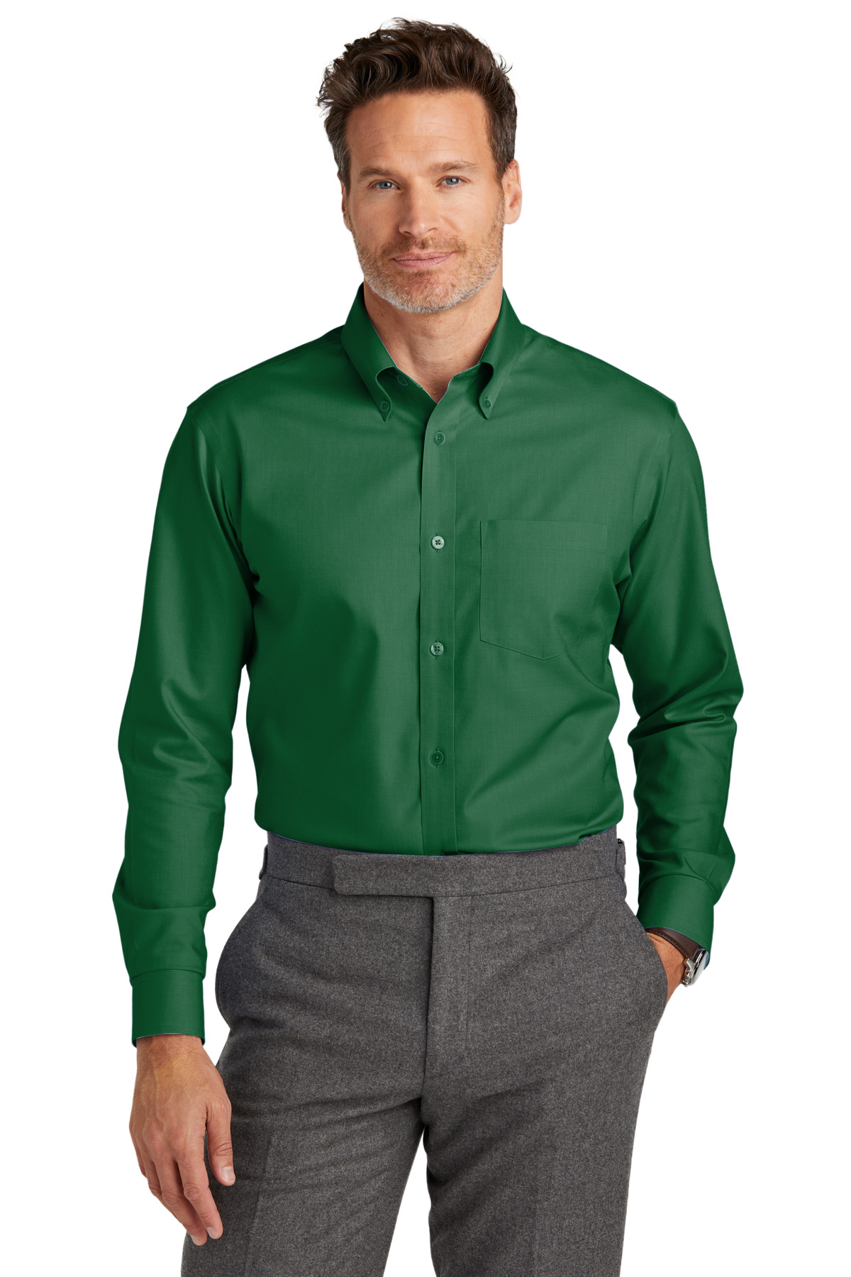 Brooks Brothers &#174;  Wrinkle-Free Stretch Nailhead Shirt BB18002