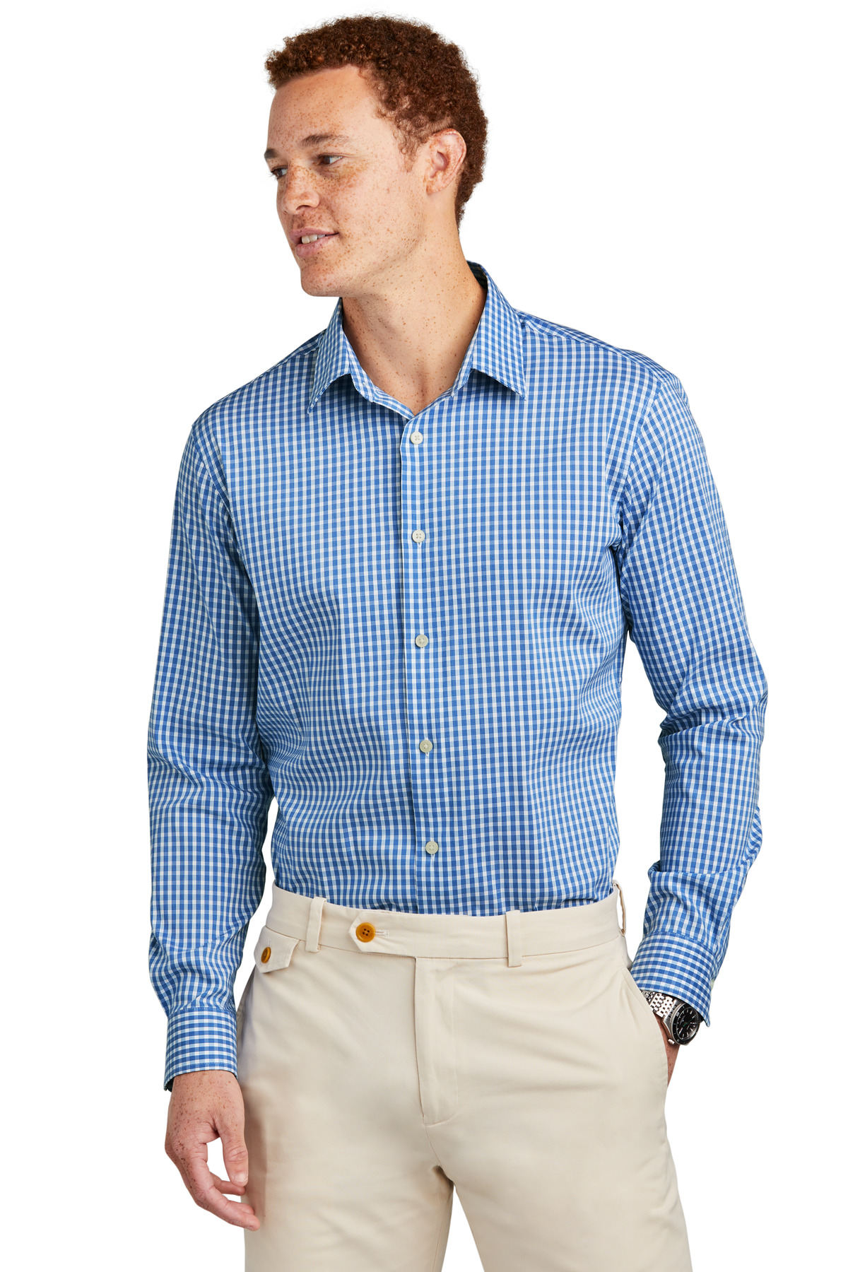 Brooks Brothers &#174;  Tech Stretch Patterned Shirt BB18006