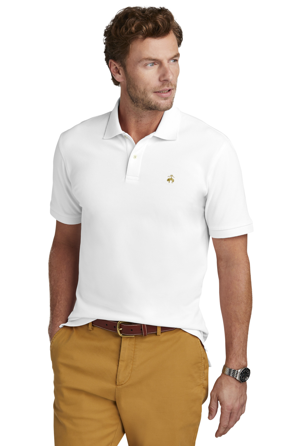Brooks Brothers &#174;  Pima Cotton Pique Polo BB18200