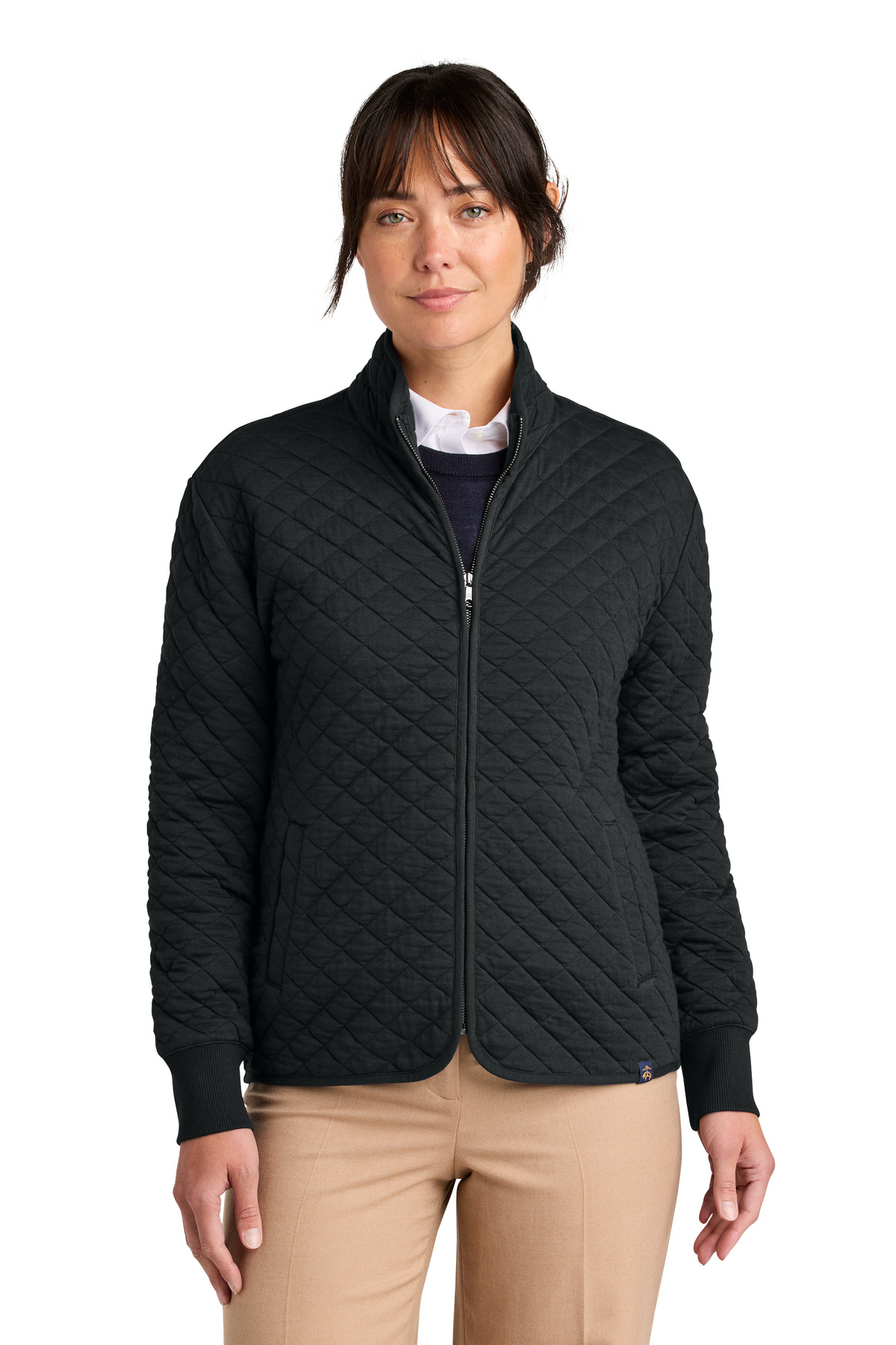 Brooks Brothers &#174;  Women's Diamond Quilt Full-Zip BB18213