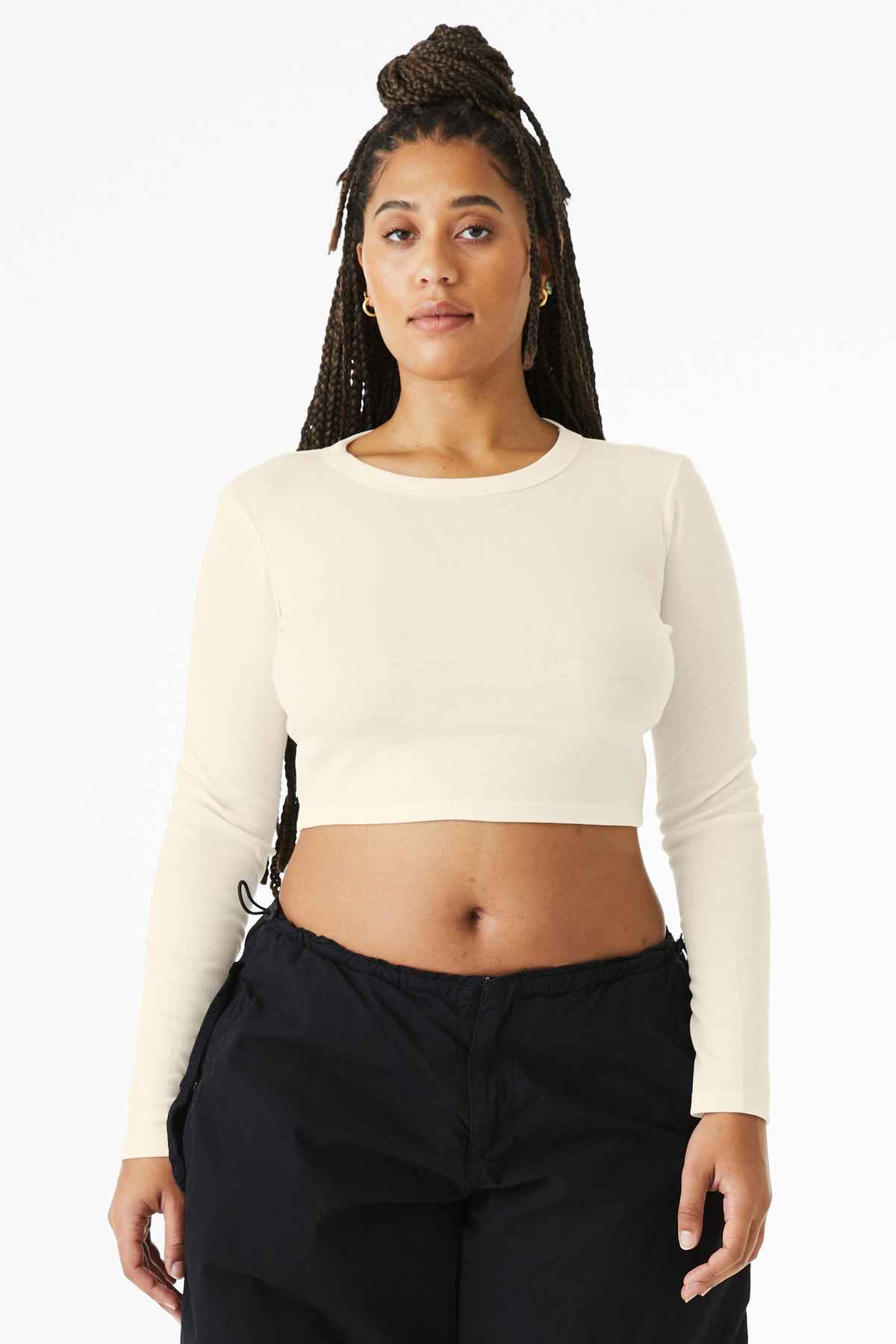 BELLA+CANVAS &#174;  Women's Micro Rib Long Sleeve Baby Tee BC1501