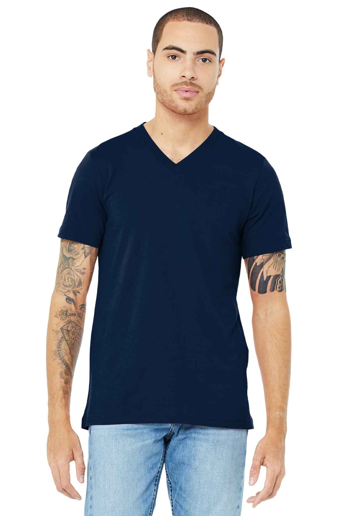 BELLA+CANVAS  &#174;  Unisex Jersey Short Sleeve V-Neck Tee. BC3005